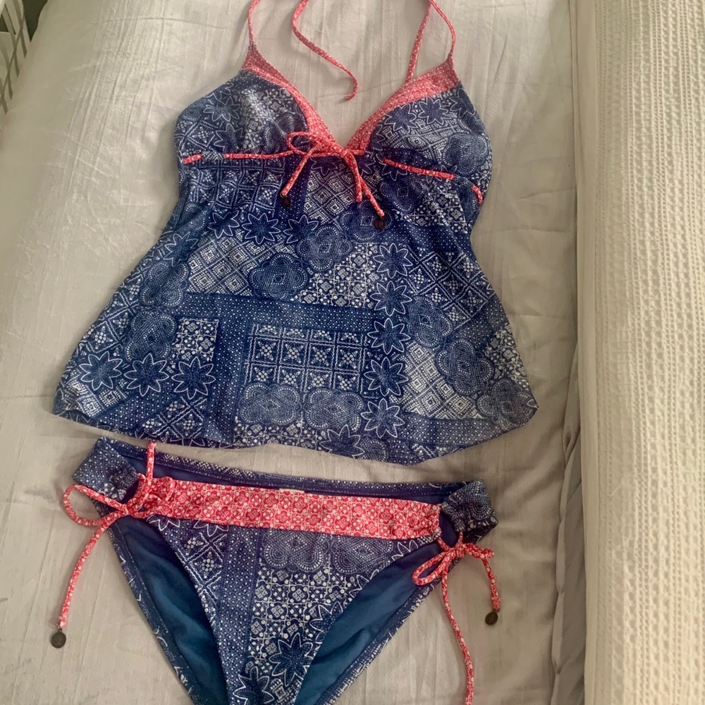 Girls XL bandana print Bathing Suit